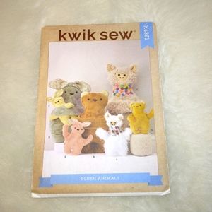 KWIK SEW K4361 Plus Animals Bunny, Llama, Bear NWT